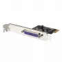 StarTech.com 1 porta paralēlā PCIe karte - PCI Express uz paralēlo DB25 adaptera karti - galddatora paplašināšanas LPT kontrolieris printeriem, skeneriem un ploteriem - SPP/ECP - standarta/zema profila
