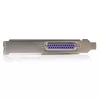StarTech.com 1 porta paralēlā PCIe karte - PCI Express uz paralēlo DB25 adaptera karti - galddatora paplašināšanas LPT kontrolieris printeriem, skeneriem un ploteriem - SPP/ECP - standarta/zema profila