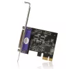 StarTech.com 1 porta paralēlā PCIe karte - PCI Express uz paralēlo DB25 adaptera karti - galddatora paplašināšanas LPT kontrolieris printeriem, skeneriem un ploteriem - SPP/ECP - standarta/zema profila