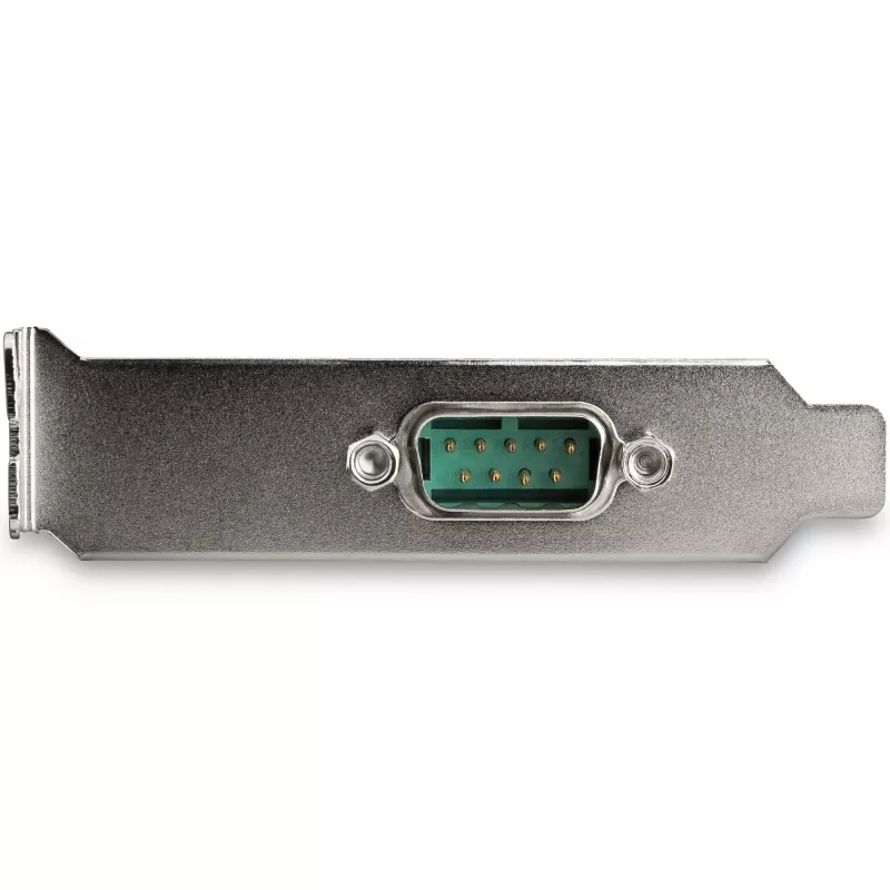StarTech.com 1 porta PCI Express RS232 seriālā adaptera karte - PCIe RS232 seriālā resursdatora kontrollera karte - PCIe uz seriālo DB9 - 16950 UART - zema profila paplašināšanas karte - Windows un Linux
