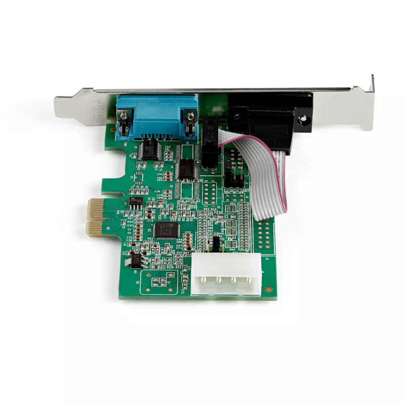 StarTech.com 2-portu PCI Express RS232 seriālais adaptera karte - PCIe RS232 seriālā saimniekkontroliera karte - PCIe uz divu seriālo DB9 karti - 16950 UART - paplašināšanas karte - Windows un Linux