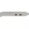 StarTech.com 2 portu USB 3.2 Gen 2 PCIe karte, USB-C 10Gbps SuperSpeed PCI Express 3.0 x4 kontrollera karte, USB Type-C adaptera karte, tikai dati, Windows/macOS/Linux, TAA