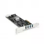 StarTech.com 4 portu USB 3.0 PCIe karte ar 4 speciāliem 5 Gbps kanāliem (USB 3.1 Gen 1) – UASP – SATA / LP4 barošana – PCI Express adaptera karte