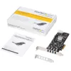 StarTech.com 4 portu USB 3.0 PCIe karte ar 4 speciāliem 5 Gbps kanāliem (USB 3.1 Gen 1) – UASP – SATA / LP4 barošana – PCI Express adaptera karte