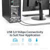 StarTech.com 4 portu USB 3.0 PCIe karte ar 4 speciāliem 5 Gbps kanāliem (USB 3.1 Gen 1) – UASP – SATA / LP4 barošana – PCI Express adaptera karte