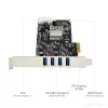 StarTech.com 4 portu USB 3.0 PCIe karte ar 4 speciāliem 5 Gbps kanāliem (USB 3.1 Gen 1) – UASP – SATA / LP4 barošana – PCI Express adaptera karte