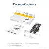 StarTech.com 4 portu USB 3.0 PCIe karte ar 4 speciāliem 5 Gbps kanāliem (USB 3.1 Gen 1) – UASP – SATA / LP4 barošana – PCI Express adaptera karte