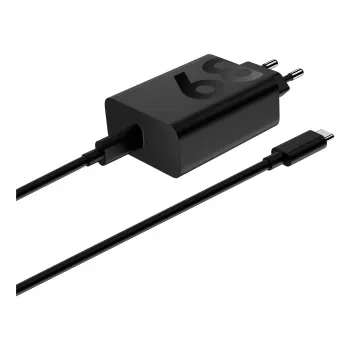 Motorola TurboPower 68W universāls melns maiņstrāvas ātrais lādētājs iekštelpām