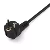 StarTech.com 2 m (6 pēdas) datora strāvas Y vads, 18AWG, EU Schuko līdz 2x C13, 10A 250V, melns rezerves maiņstrāvas vads, printera strāvas vads, datora barošanas avota kabelis, monitora strāvas kabelis — UL sarakstā