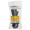 StarTech.com 2 m (6 pēdas) datora strāvas Y vads, 18AWG, EU Schuko līdz 2x C13, 10A 250V, melns rezerves maiņstrāvas vads, printera strāvas vads, datora barošanas avota kabelis, monitora strāvas kabelis — UL sarakstā