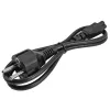 StarTech.com 1 m (3 pēdas) klēpjdatora strāvas vads, EU Schuko–C5, 2,5 A, 250 V, 18AWG, piezīmjdatora / klēpjdatora maiņas maiņstrāvas vads, strāvas bloka vads, klēpjdatora lādētāja kabelis, „Āboliņa lapa” / „Mikija peles” strāvas vads