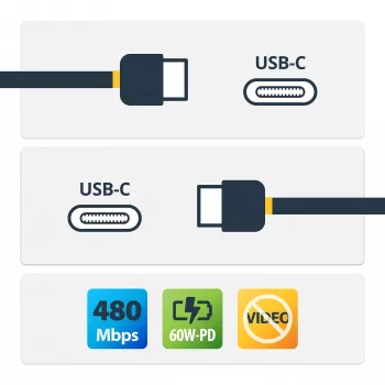 StarTech.com 6 pēdas (2 m) USB-C uzlādes kabelis ar taisnleņķa savienotāju - 60 W PD 3A - Izturīgs ātrās uzlādes USB-C kabelis - Melns USB 2.0 C tipa - Pastiprināts ar aramīda šķiedru - USB uzlādes vads