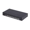 StarTech.com 8-portu DisplayPort KVM slēdzis ar 1U statīva montāžas komplektu, 4K 60Hz DP 1.2, pārslēgšana ar spiedpogām un karstajiem taustiņiem, 4-portu USB centrmezgls, neatkarīgs no operētājsistēmas, atbilst TAA