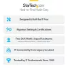 StarTech.com 8-portu DisplayPort KVM slēdzis ar 1U statīva montāžas komplektu, 4K 60Hz DP 1.2, pārslēgšana ar spiedpogām un karstajiem taustiņiem, 4-portu USB centrmezgls, neatkarīgs no operētājsistēmas, atbilst TAA