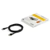 StarTech.com 6ft (2m) Slim HDMI 2.0 kabelis, elastīgs premium sertificēts HDMI vads ar Ethernet, UHD 4K 60Hz HDR10, izturīgs aramīda šķiedras dizains ar TPE apvalku
