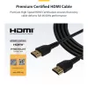 StarTech.com 6ft (2m) Slim HDMI 2.0 kabelis, elastīgs premium sertificēts HDMI vads ar Ethernet, UHD 4K 60Hz HDR10, izturīgs aramīda šķiedras dizains ar TPE apvalku