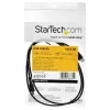 StarTech.com 1 m USB A uz USB C uzlādes kabelis - izturīgs, ātra uzlāde un sinhronizācija, USB 2.0 uz USB Type C datu vads - pastiprināts TPE apvalks, aramīda šķiedra, vīr./vīr., 3A, melns - Samsung S10, iPad Pro, Pixel