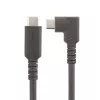 StarTech.com 2m USB-C kabelis, leņķveida, USB 5Gbps, 100W (5A) strāvas padeve, 4K 60Hz DP Alt režīms, izturīgs USB C vads - Thunderbolt saderīgs