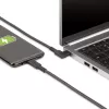 StarTech.com 2m USB-C kabelis, leņķveida, USB 5Gbps, 100W (5A) strāvas padeve, 4K 60Hz DP Alt režīms, izturīgs USB C vads - Thunderbolt saderīgs