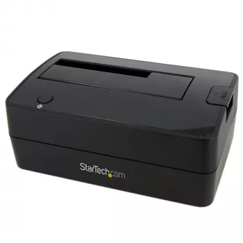 StarTech.com viena nodalījuma USB 3.0 uz SATA cietā diska dokstacija, USB 3.0 (5 Gbps) cietā diska doks, ārēja 2,5/3,5 collu SATA I/II/III HDD/SSD dokstacija, augšējās ielādes cietā diska nodalījums