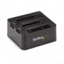 StarTech.com Dual-Bay USB 3.2 Gen 2 to SATA Hard Drive Docking Station, USB 10Gbps Hard Drive Dock, External 2.5/3.5 inch SATA I/II/III SSD/HDD Docking Station, Hot-Swap Hard Drive Bay, Top-Loading