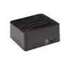 StarTech.com Dual-Bay USB 3.2 Gen 2 to SATA Hard Drive Docking Station, USB 10Gbps Hard Drive Dock, External 2.5/3.5 inch SATA I/II/III SSD/HDD Docking Station, Hot-Swap Hard Drive Bay, Top-Loading
