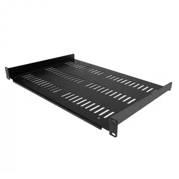 StarTech.com 1U serveru plaukta plaukts - universāla ventilējama stiprinājuma konsoles paplāte 19 collu tīkla aprīkojuma plauktiem un skapjiem - izturīgs dizains - svara ietilpība 55 mārciņas/25 kg - 12 collu dziļš plaukts, melns