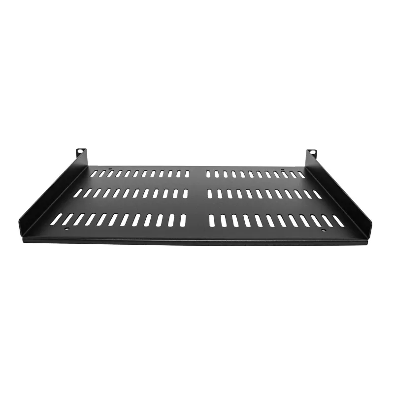 StarTech.com 1U serveru plaukta plaukts - universāla ventilējama stiprinājuma konsoles paplāte 19 collu tīkla aprīkojuma plauktiem un skapjiem - izturīgs dizains - svara ietilpība 55 mārciņas/25 kg - 12 collu dziļš plaukts, melns