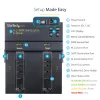 StarTech.com Standalone M.2 SATA & M.2 NVMe Duplicator and Eraser - HDD/SSD Cloner/Wiper for M.2 PCIe AHCI/NVMe, M.2 SATA, 2.5/3.5 inch SATA Drives - External Hard Drive Eraser/Duplicator, TAA