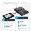 StarTech.com Standalone M.2 SATA & M.2 NVMe Duplicator and Eraser - HDD/SSD Cloner/Wiper for M.2 PCIe AHCI/NVMe, M.2 SATA, 2.5/3.5 inch SATA Drives - External Hard Drive Eraser/Duplicator, TAA