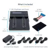StarTech.com Standalone M.2 SATA & M.2 NVMe Duplicator and Eraser - HDD/SSD Cloner/Wiper for M.2 PCIe AHCI/NVMe, M.2 SATA, 2.5/3.5 inch SATA Drives - External Hard Drive Eraser/Duplicator, TAA