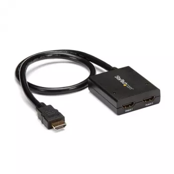 StarTech.com 4K HDMI 2 portu video sadalītājs - 1x2 HDMI sadalītājs - barošana caur USB vai barošanas adapteri - 4K 30Hz
