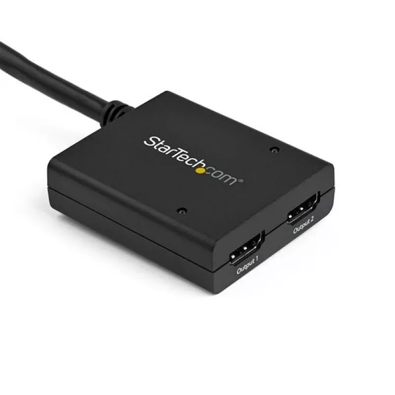 StarTech.com 4K HDMI 2 portu video sadalītājs - 1x2 HDMI sadalītājs - barošana caur USB vai barošanas adapteri - 4K 30Hz