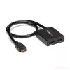 StarTech.com 4K HDMI 2 portu video sadalītājs - 1x2 HDMI sadalītājs - barošana caur USB vai barošanas adapteri - 4K 30Hz