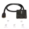 StarTech.com 4K HDMI 2 portu video sadalītājs - 1x2 HDMI sadalītājs - barošana caur USB vai barošanas adapteri - 4K 30Hz