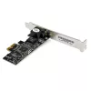 StarTech.com 2.5Gbps 2.5GBASE-T PCIe tīkla karte, iekšēja, vadu, PCI Express, Ethernet, 2500 Mbit/s, melna