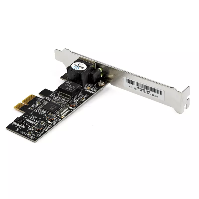 StarTech.com 2.5Gbps 2.5GBASE-T PCIe tīkla karte, iekšēja, vadu, PCI Express, Ethernet, 2500 Mbit/s, melna