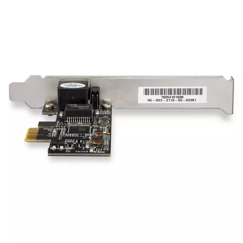 StarTech.com 2.5Gbps 2.5GBASE-T PCIe tīkla karte, iekšēja, vadu, PCI Express, Ethernet, 2500 Mbit/s, melna