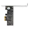 StarTech.com 2.5Gbps 2.5GBASE-T PCIe tīkla karte, iekšēja, vadu, PCI Express, Ethernet, 2500 Mbit/s, melna