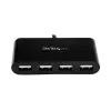 StarTech.com 4-portu USB-C centrmezgls - Mini centrmezgls - USB-C uz 4x USB-A - USB 2.0