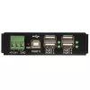 StarTech.com 4 portu USB 2.0 centrālmezgls - metāla industriālais USB-A centrālmezgls - DIN sliežu, sienas vai galda montējams USB datu centrālmezgls - TAA atbilstošs USB paplašinātāja centrālmezgls