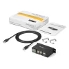 StarTech.com 4 portu USB 2.0 centrālmezgls - metāla industriālais USB-A centrālmezgls - DIN sliežu, sienas vai galda montējams USB datu centrālmezgls - TAA atbilstošs USB paplašinātāja centrālmezgls