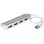 StarTech.com 4 portu USB centrmezgls, USB A uz 4x USB-A pieslēgvietām, USB 5Gbps, izturīgs dizains, ar kopnes barošanu, pārnēsājams klēpjdatora USB 3.0 centrmezgls