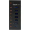 StarTech.com 7 portu USB 3.0 centrmezgls – galda vai sienas stiprinājuma metāla korpuss~7 portu USB 3.0 centrmezgls (5 Gbps) – galda vai sienas stiprinājuma metāla korpuss