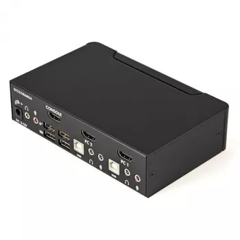 StarTech.com 2 portu USB HDMI KVM slēdzis ar audio un USB 2.0 centrmezglu