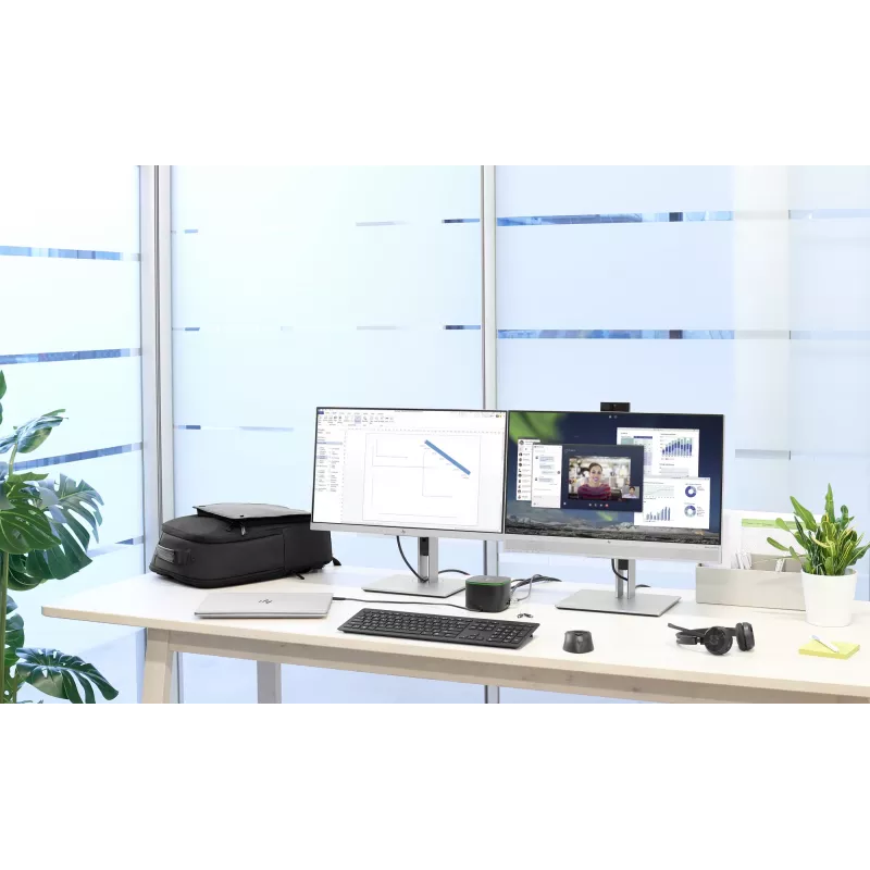 HP Atslēgas kabeļa bloķētājs 10 mm, 1,83 m, Apaļā atslēga, Cinkots tērauds, Melns