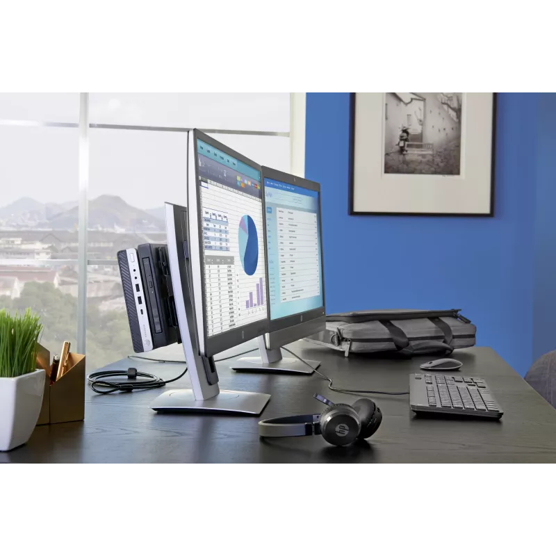 HP Atslēgas kabeļa bloķētājs 10 mm, 1,83 m, Apaļā atslēga, Cinkots tērauds, Melns