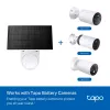 TP-Link Tapo saules panelis SPEC: 5.2V 2.5W FEATURE: Type-C uzlādes ports, Nepārtraukta jauda, Elastīga saules paneļa uzstādīšana, Darbojas ar akumulatora kameru, 4m uzlādes kabelis (kopā), Laikapstākļu izturīgs (IP65)