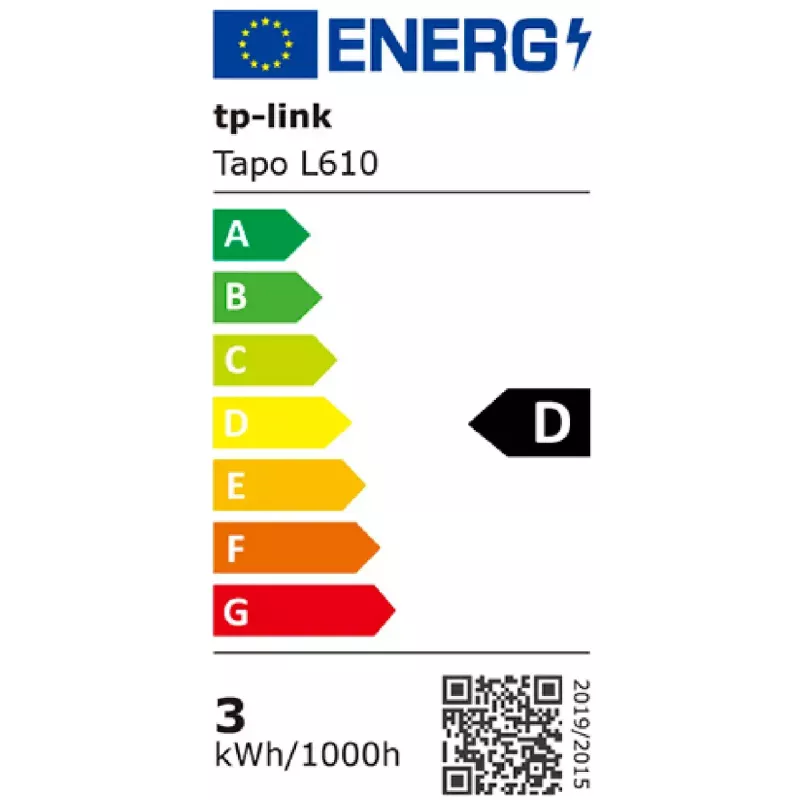 Smart bulb TP-Link Tapo L610 Wi-Fi Dimmable balta