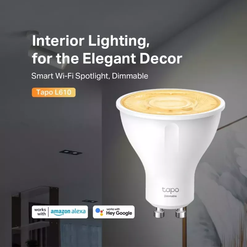 Smart bulb TP-Link Tapo L610 Wi-Fi Dimmable balta